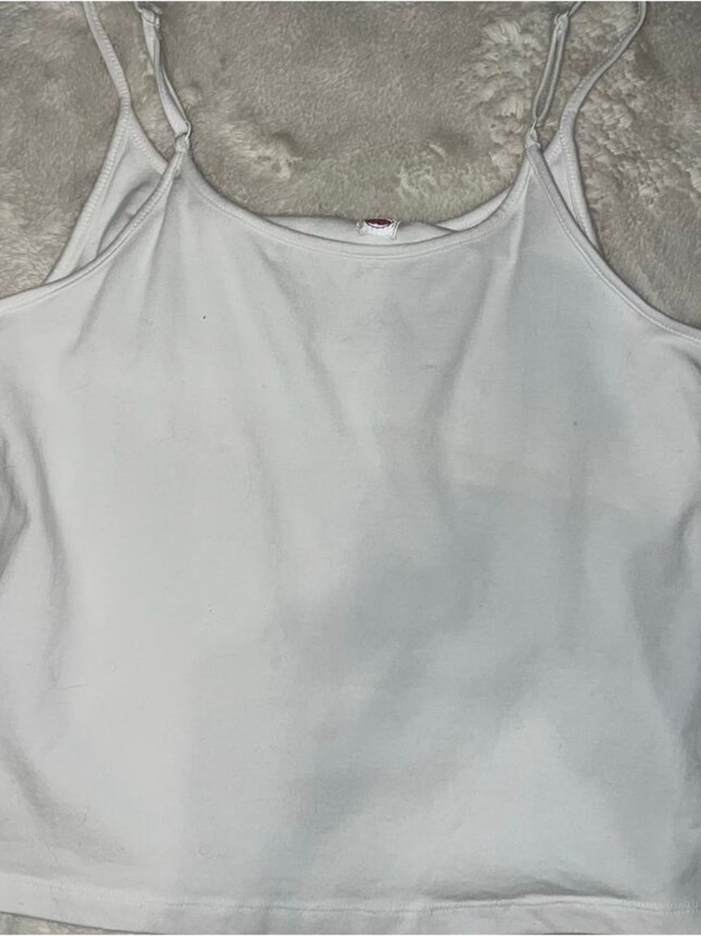 Classic White Slim-Strap Camisole — Lightweight Everyday Layer